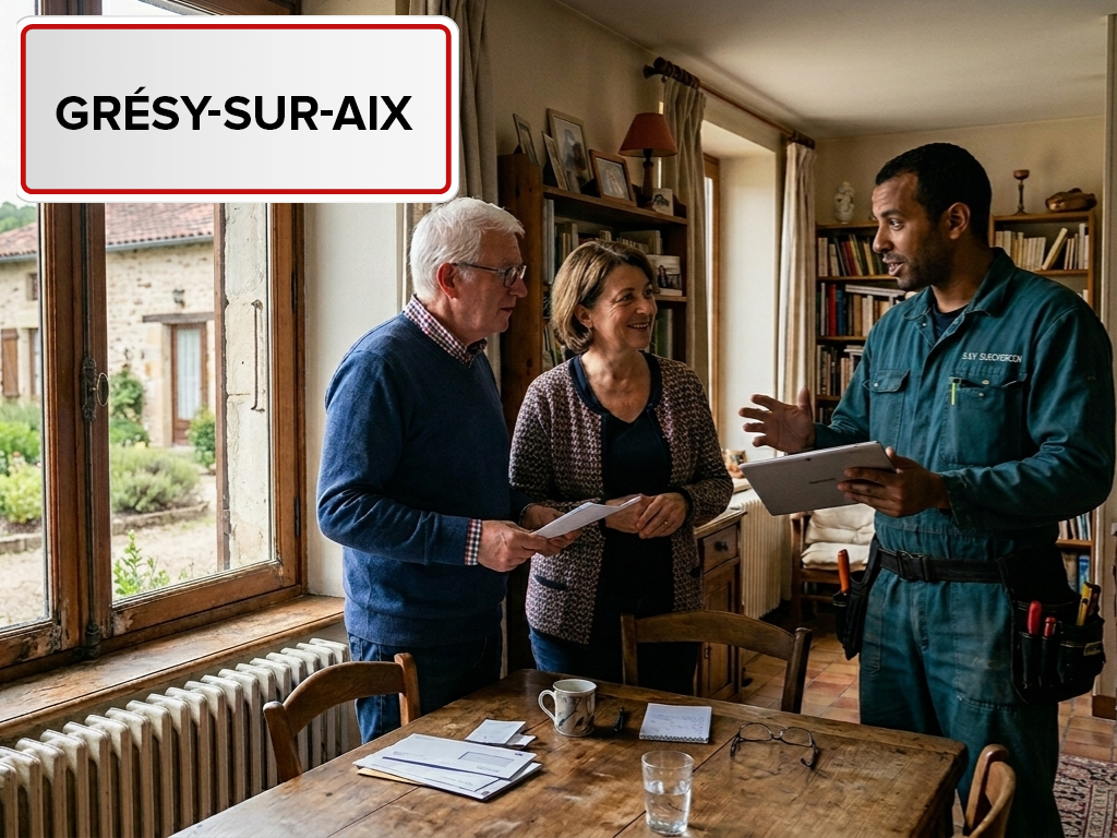 Installation de pompe à chaleur à Grésy-sur-Aix (73100) en Savoie